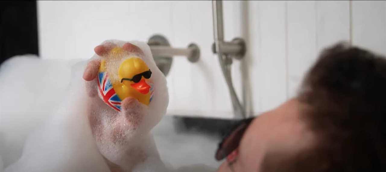 Simon Cowell strips naked for a bubble bath in first look at tonight’s Britain’s Got Talent