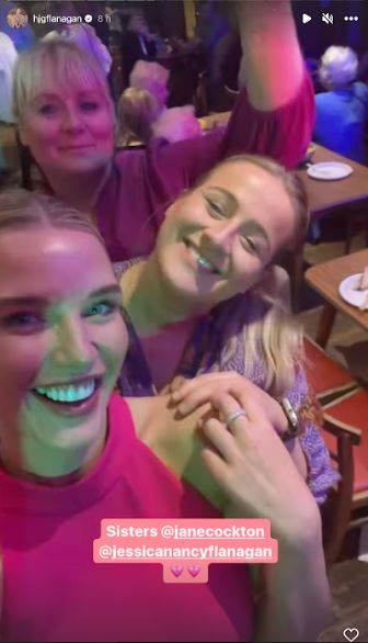 Helen Flanagan parties with her rarely seen sisters and dad ahead of I’m A Celeb return