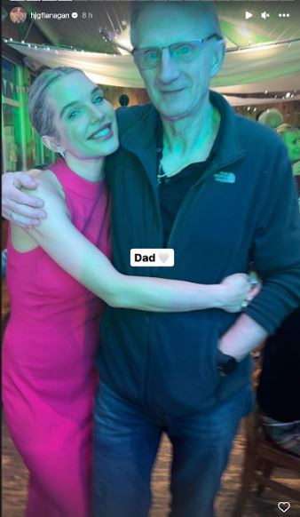 Helen Flanagan parties with her rarely seen sisters and dad ahead of I’m A Celeb return