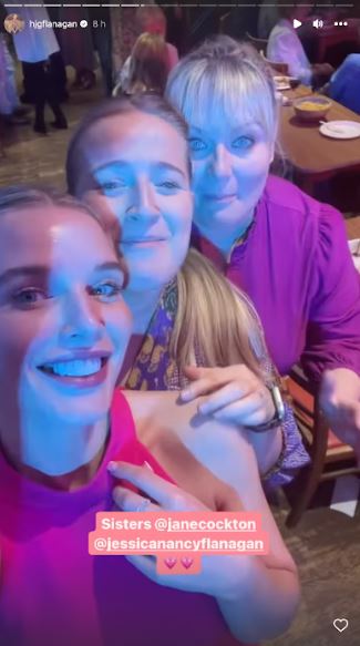 Helen Flanagan parties with her rarely seen sisters and dad ahead of I’m A Celeb return