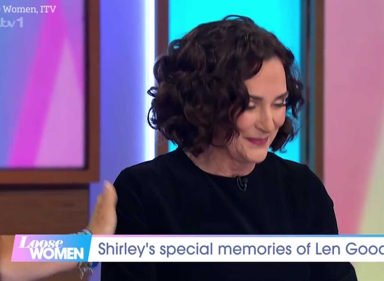 Shirley Ballas breaks down in tears over Len Goodman’s death on Loose Women as she reveals the last time she saw him