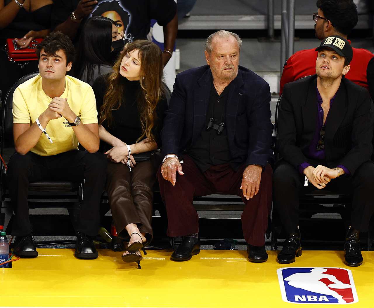Jack Nicholson, 86,  is all smiles as rarely seen actor steps out for first time in two years at basketball game