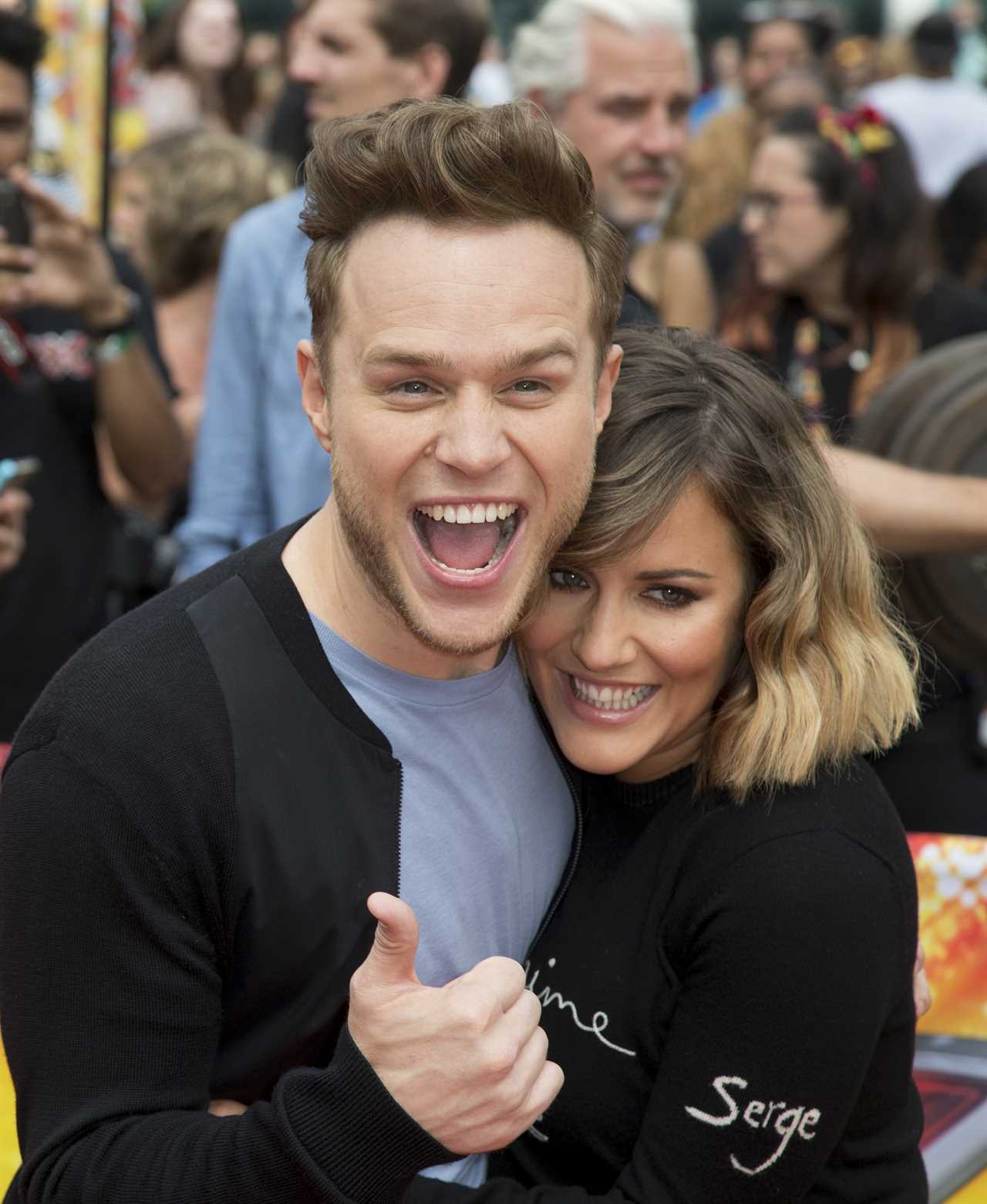 Olly Murs breaks down in tears on stage as he reveals ‘regret’ over Caroline Flack