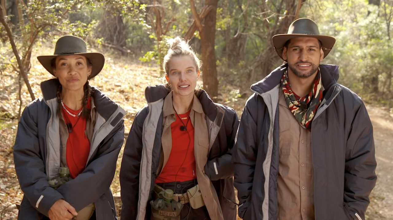 Helen Flanagan, Myleene Klass & Amir Khan climb tower on 3,609ft mountain in record-breaking I’m A Celeb trial