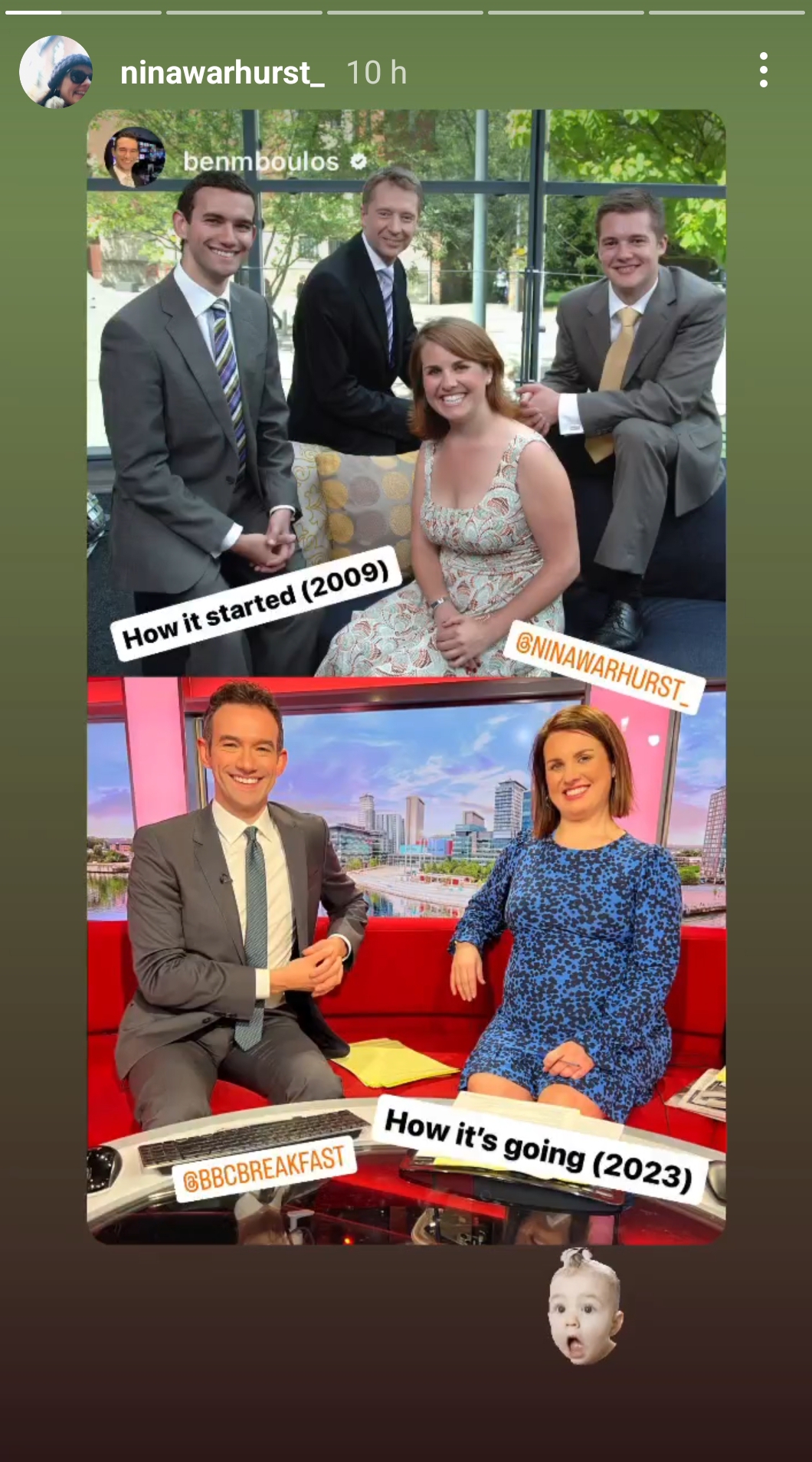 BBC Breakfast’s Nina Warhurst stuns fans with blonde hair in epic throwback snap