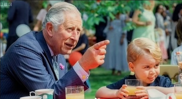 Prince George and Princess Charlotte are seen in ‘adorable’ unseen family photos with King Charles