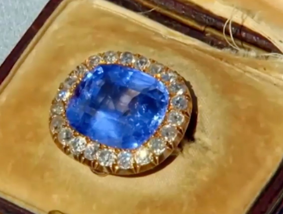 Antiques Roadshow guest’s eyes bulge as she learns life-changing truth behind huge sapphire she thought was ‘worthless’