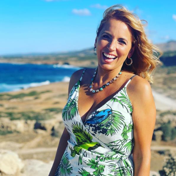 A Place in the Sun’s Jasmine Harman sets pulses racing in plunging dress as she promotes new Channel 4 series