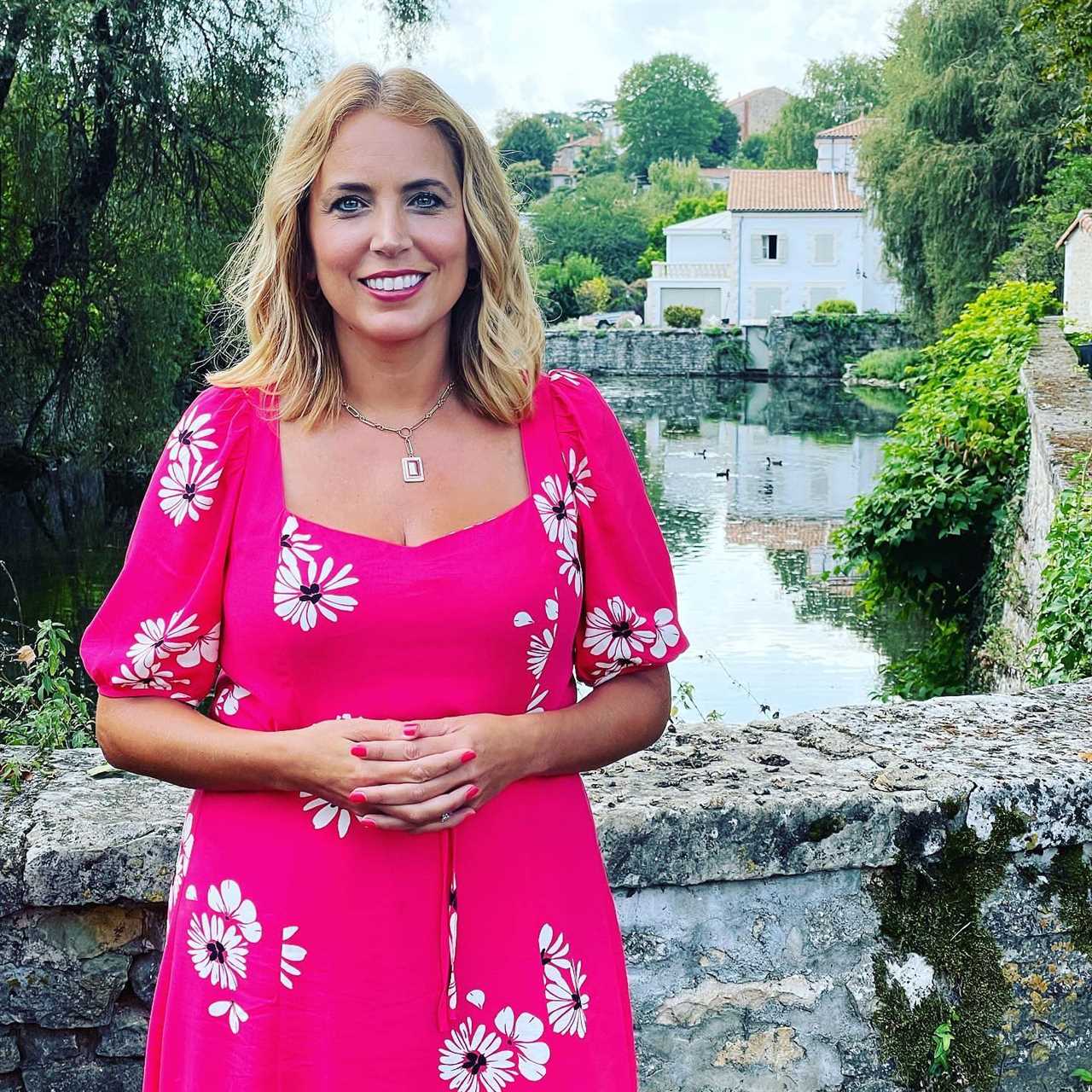 A Place in the Sun’s Jasmine Harman sets pulses racing in plunging dress as she promotes new Channel 4 series