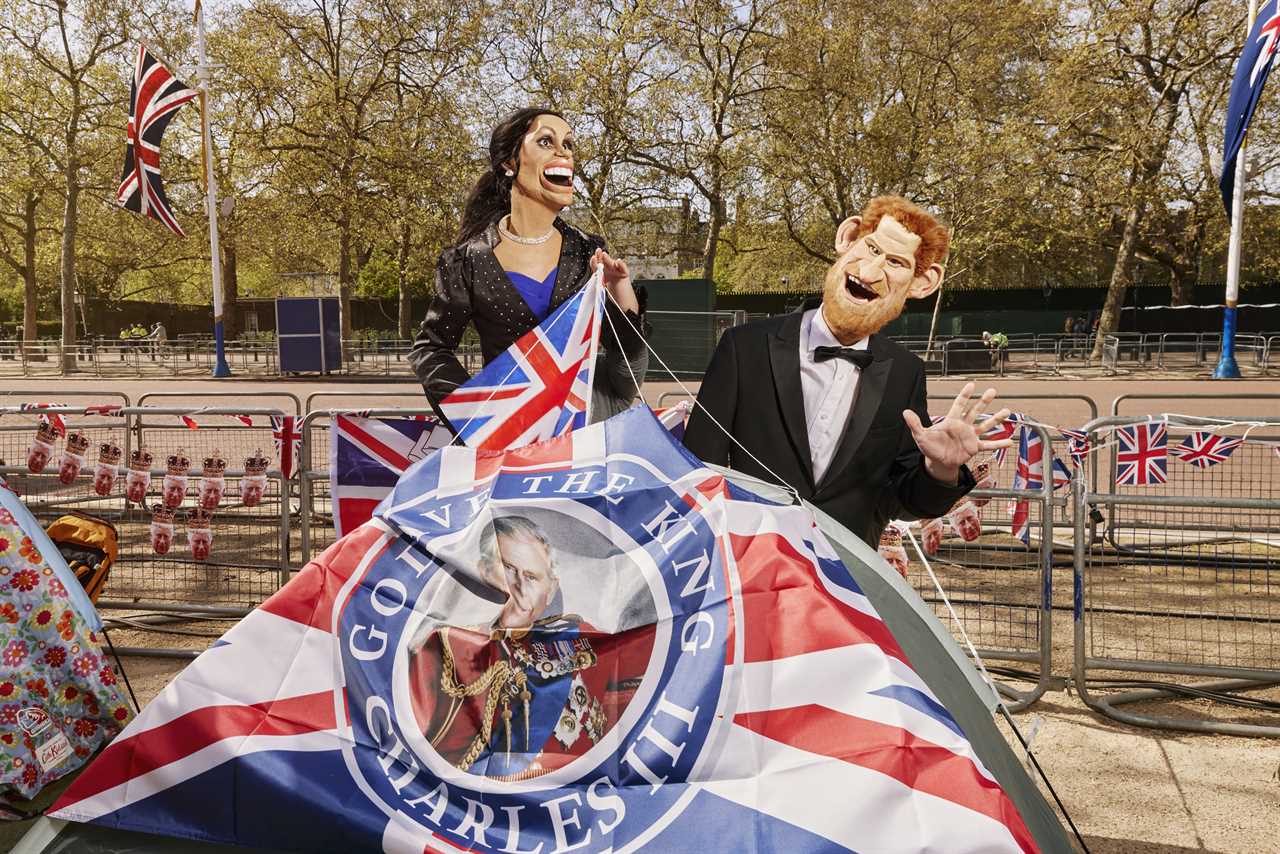 ‘Prince Harry and Meghan Markle’ rip into ‘sad’ Prince William, Netflix & the Coronation in cheeky Spitting Image spoof