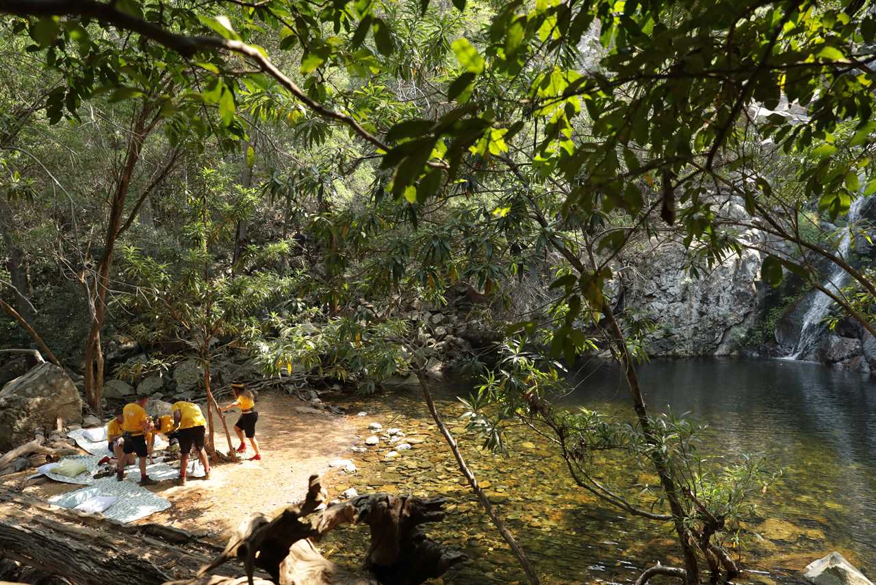 I’m A Celebrity stars terrified as torrential storm strikes and threatens to wash away camp