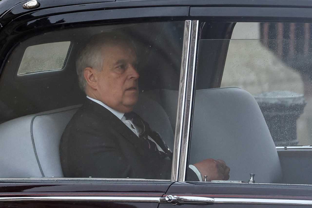 Disgraced Prince Andrew wears suit as he heads to brother King Charles’ coronation – where he’ll take a back seat