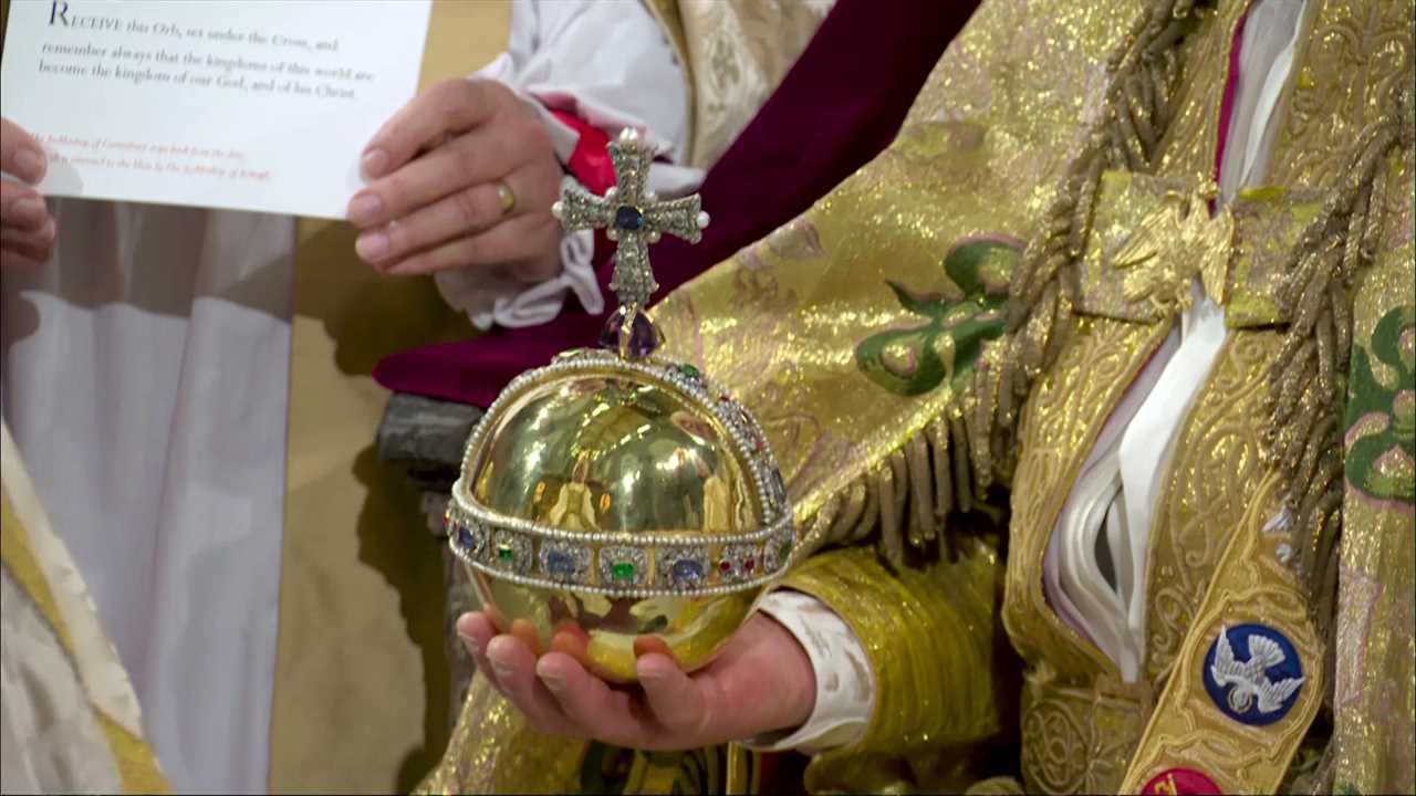 Prince William seals dad King Charles’ coronation with a kiss as he vows loyalty to his father