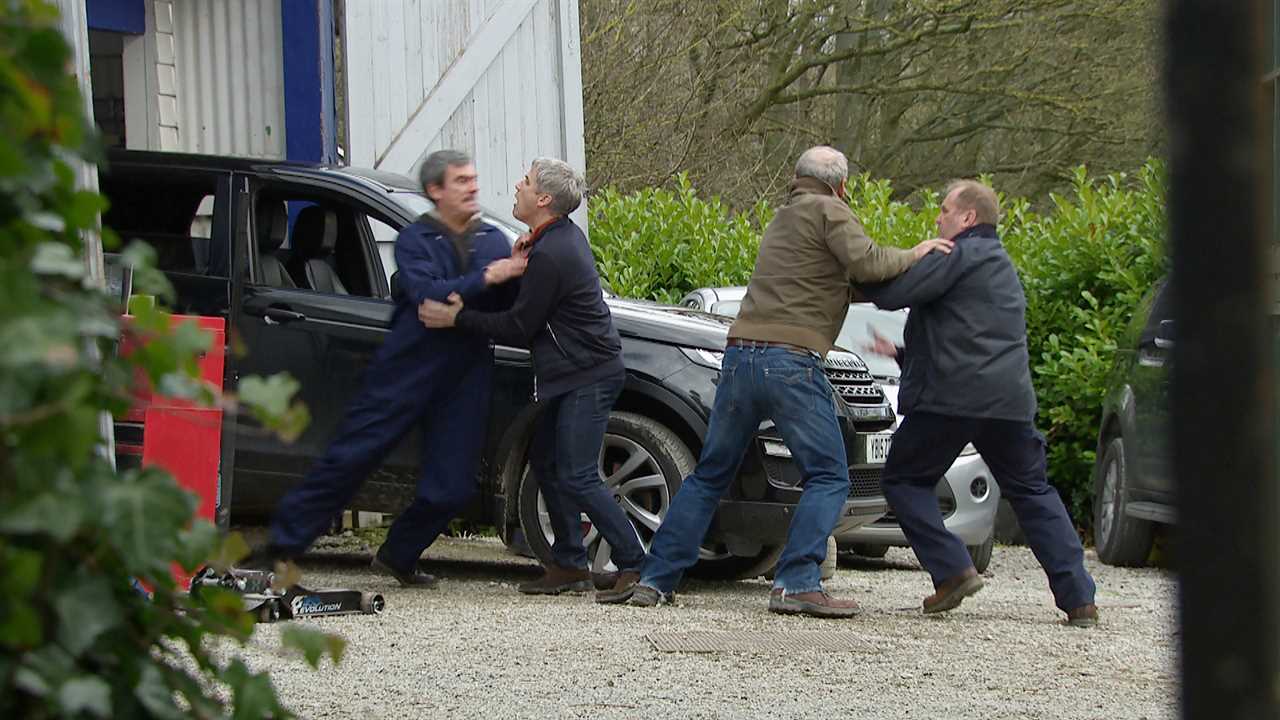 Will Taylor and Cain Dingle clash in violent showdown in Emmerdale