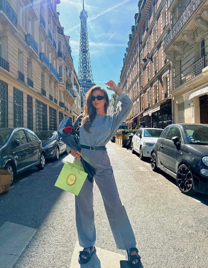 Inside Kady McDermott’s sixth holiday of the year as she strips to swimwear in Paris