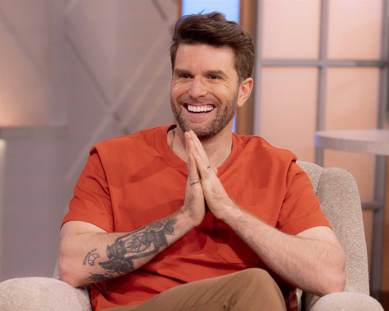 ITV star Joel Dommett shares naked snap of pregnant wife Hannah Cooper