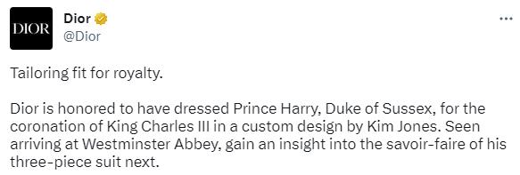 Everyone’s saying the same thing about suit Prince Harry wore at coronation