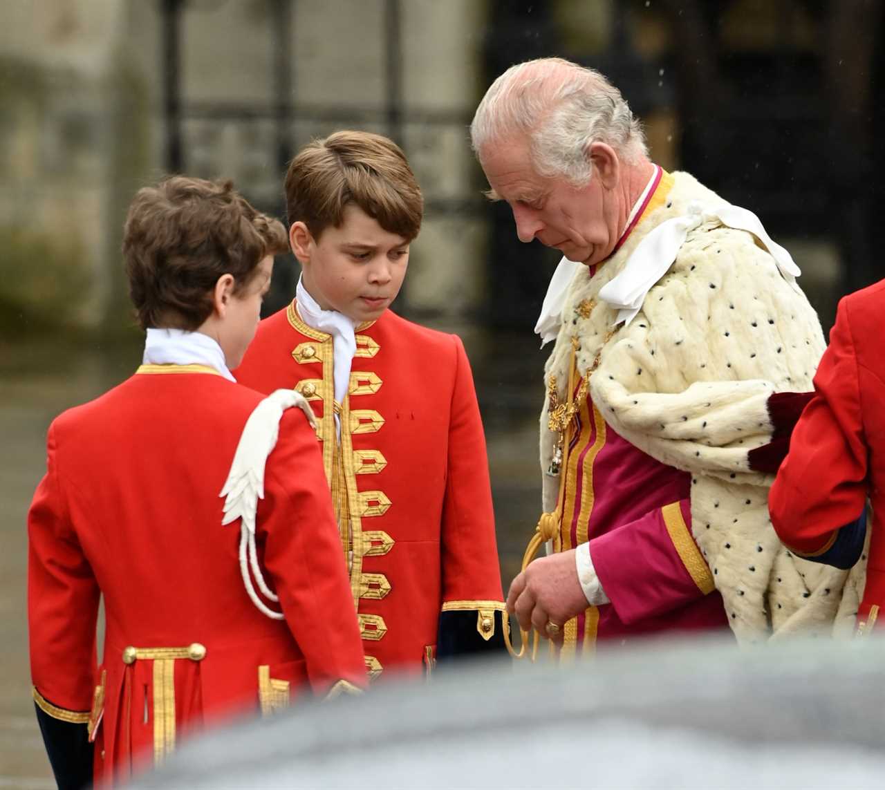 Mandatory Credit: Photo by David Fisher/Shutterstock (13901639cw) Prince George and King Charles III The Coronation of King Charles III, London, UK - 06 May 2023