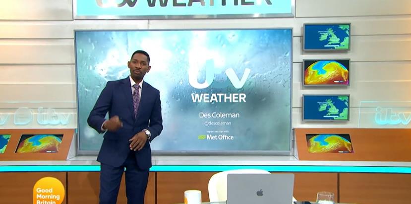 Ex-EastEnders star unrecognisable as he shocks Good Morning Britain viewers in new role as weatherman