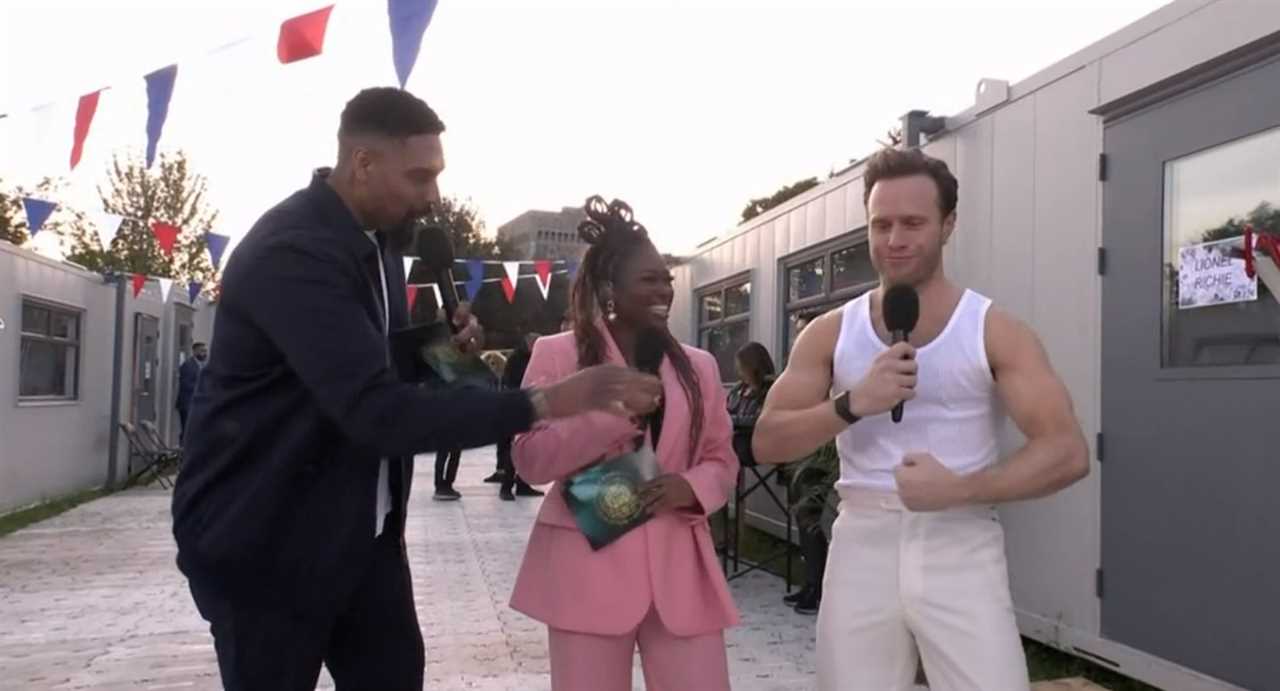Coronation concert viewers all saying the same thing as Olly Murs shows off body transformation in white vest