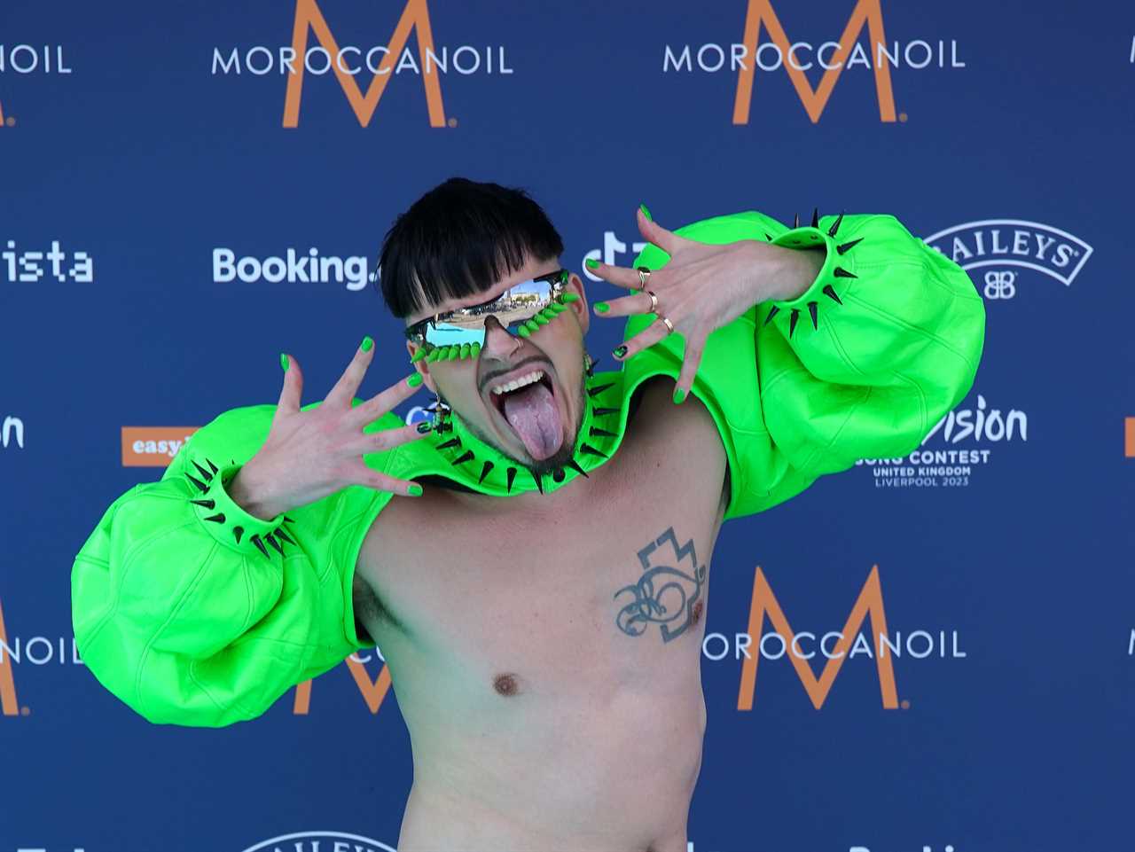 Kaarija from Finland attending the National Lottery's Big Eurovision Welcome Party at St George's Hall, Liverpool. Picture date: Sunday May 7, 2023. PA Photo. Photo credit should read: Peter Byrne/PA Wire