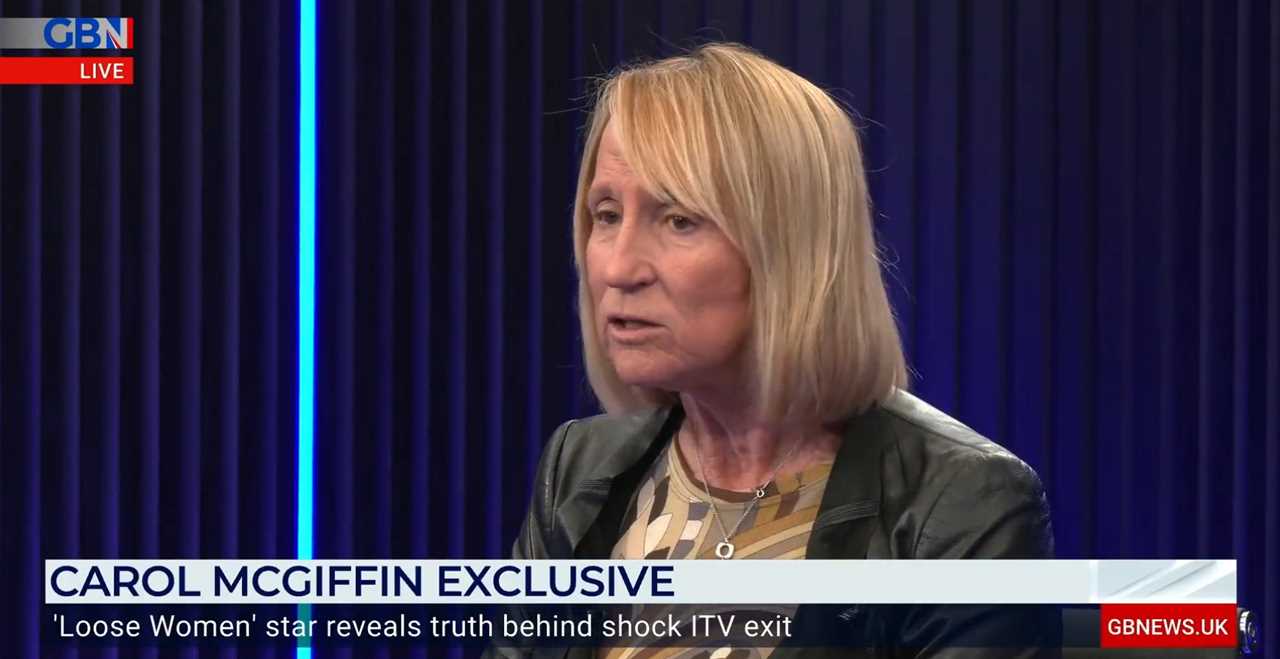 Carol McGiffin slams Loose Women for forcing ‘woke views down viewers’ throats’ after quitting over contract row