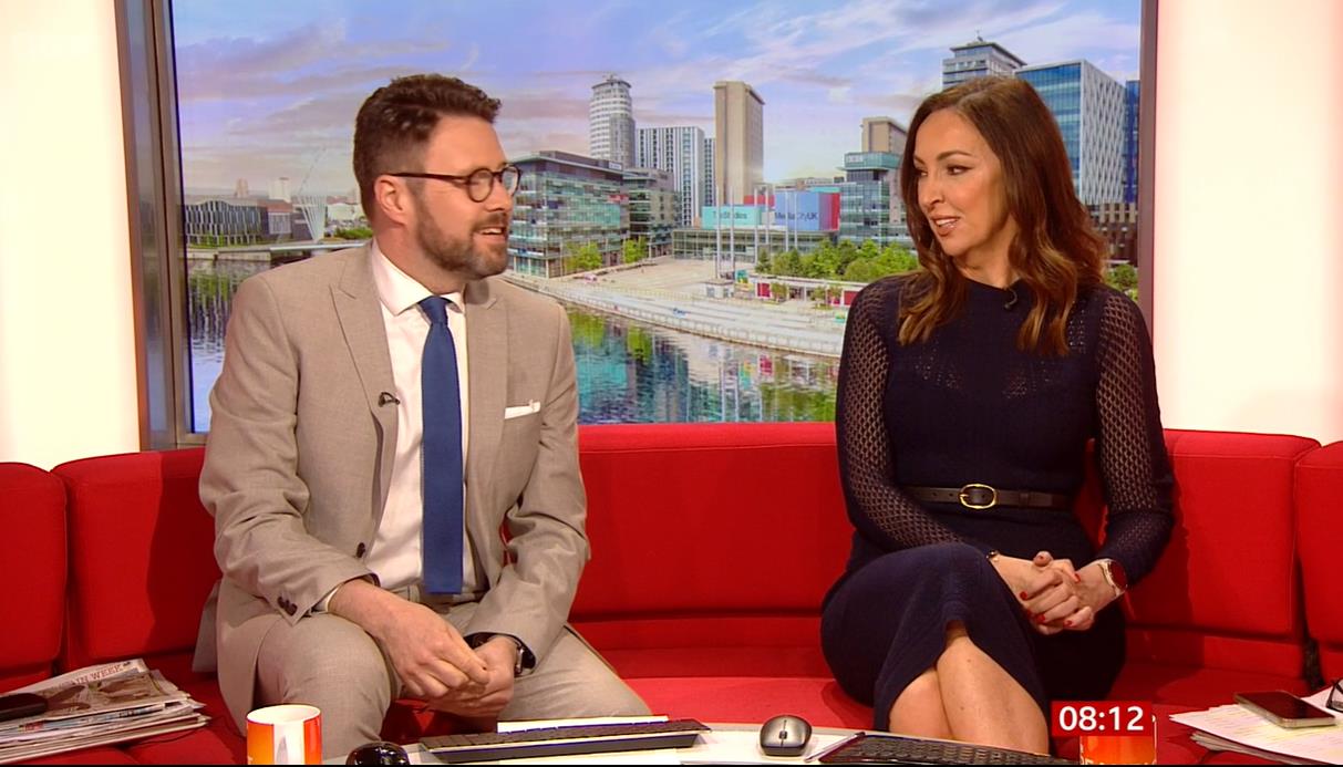 BBC Breakfast’s Sally Nugent leaves fans swooning in ‘stunning’ sheer black dress