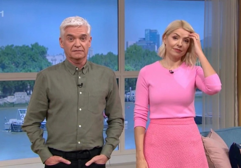 Holly Willoughby Philip Schofield This Morning – ITV thursday 11th May tension