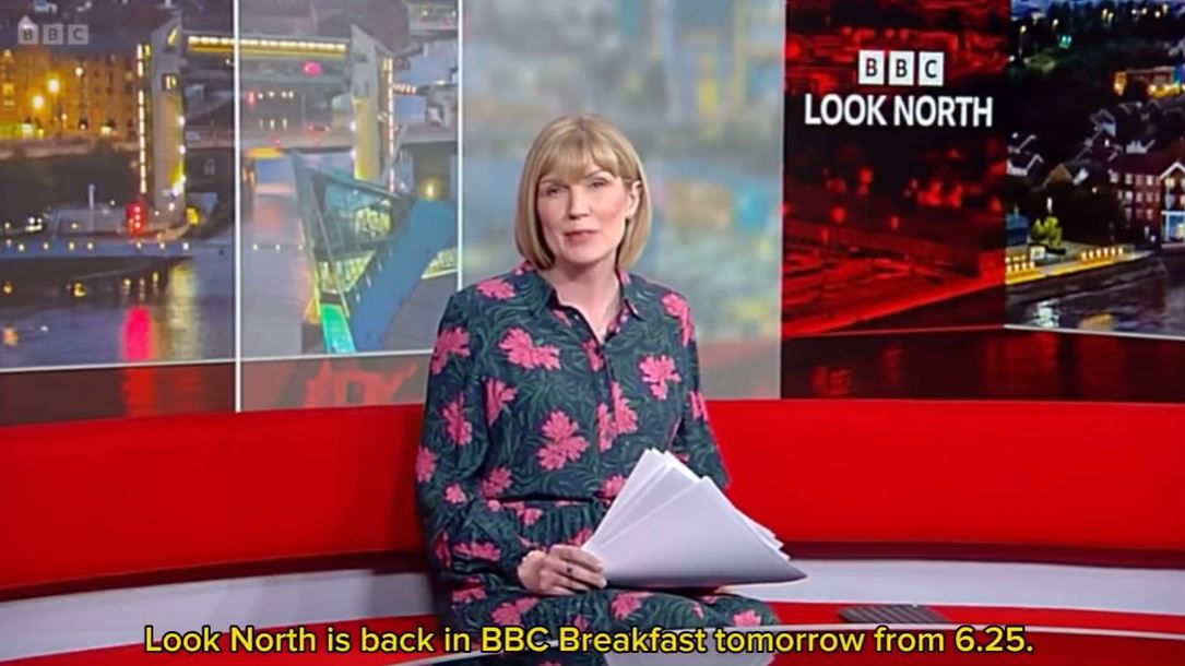 Viewers baffled as BBC newsreader signs off bulletin in very unexpected way