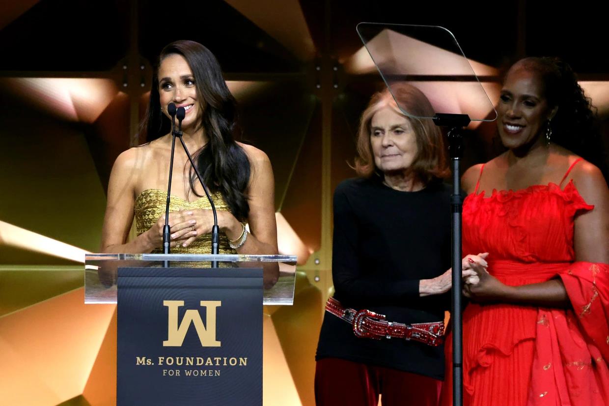 I’m a body language expert – Meghan Markle displays Hollywood confidence at gala but here are the signs Harry is anxious