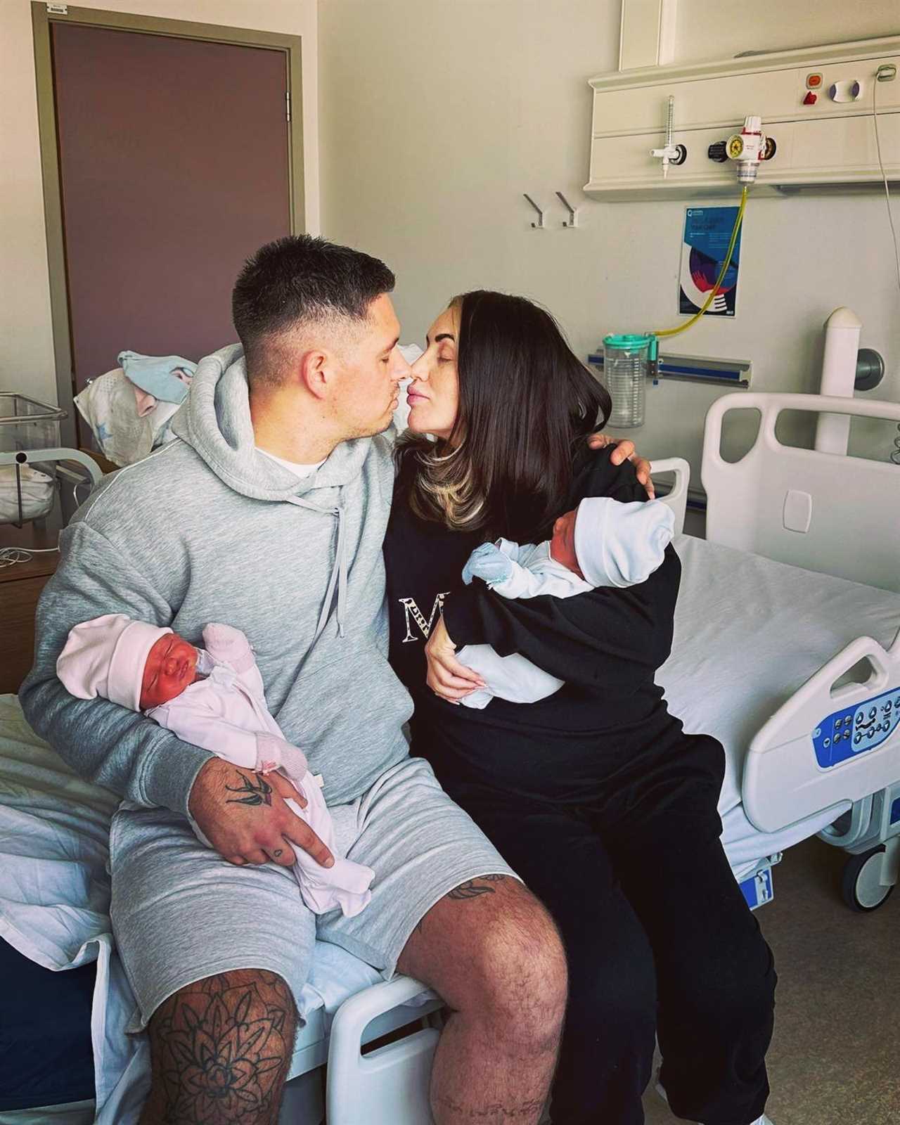 Shock moment Towie’s Amy Childs’ newborn son is hospitalised in terrifying ordeal after traumatic birth