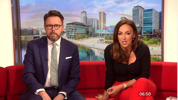 BBC Breakfast’s pregnant Nina Warhurst forced off air after being heckled by man in chaotic live report