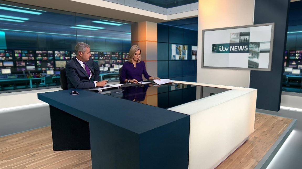 ITV News viewers stunned as they learn mind-boggling reality of studio from behind-the-scenes pic