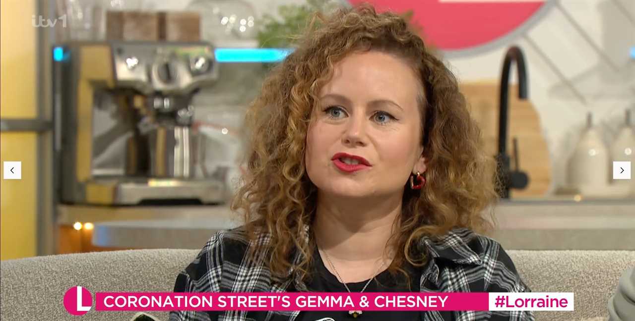 Coronation Street’s Dolly-Rose Campbell reveals secret celeb who designed Gemma’s garish orange wedding dress