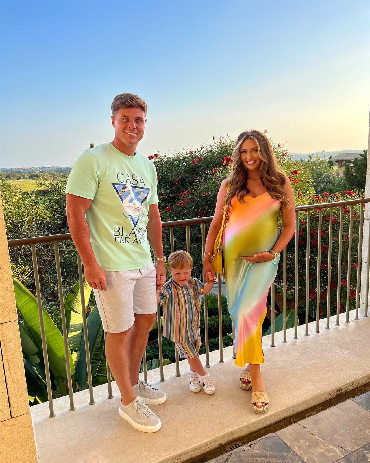 Inside Charlotte Dawson’s last holiday as a family of three to Portugal as she prepares to give birth to second child