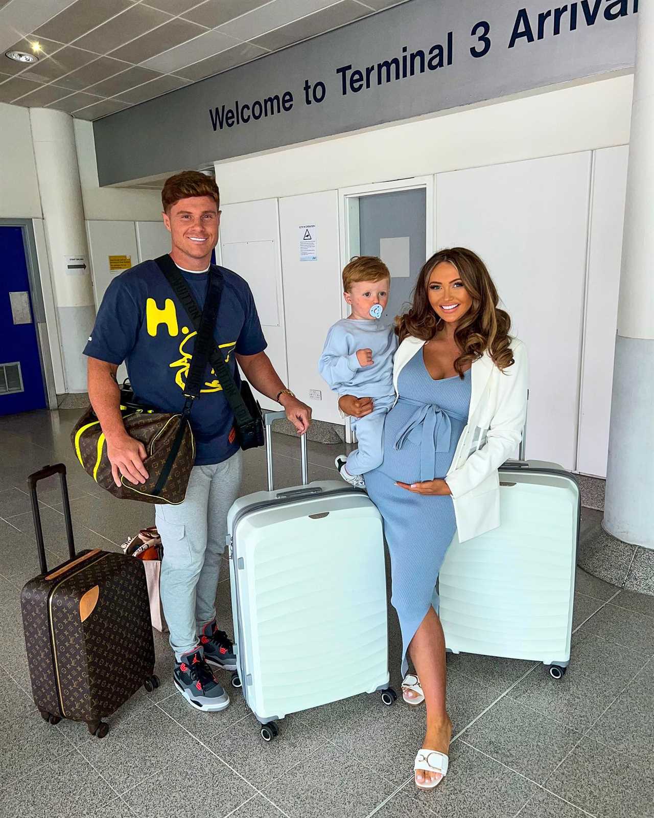 Inside Charlotte Dawson’s last holiday as a family of three to Portugal as she prepares to give birth to second child