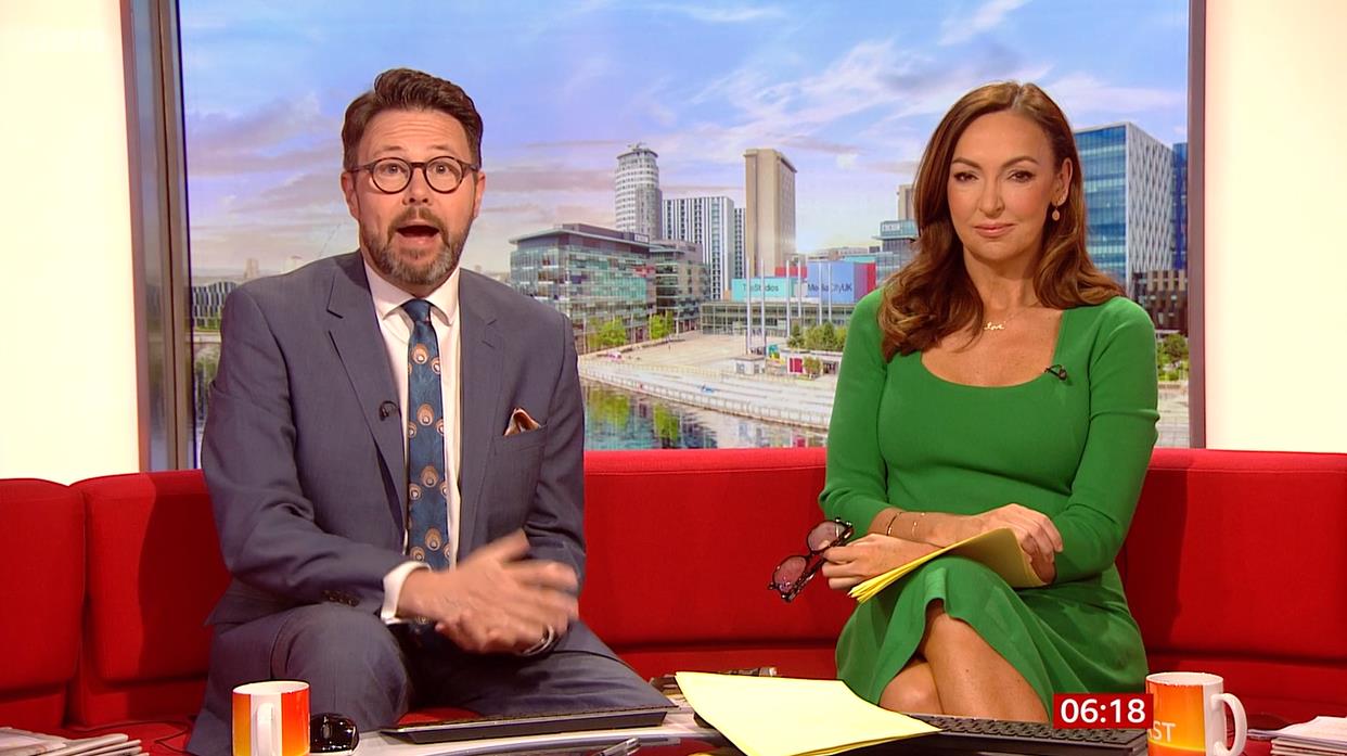 BBC Breakfast’s Jon Kay ‘terrified’ as Sally Nugent snaps ‘stop speaking!’ halfway through report
