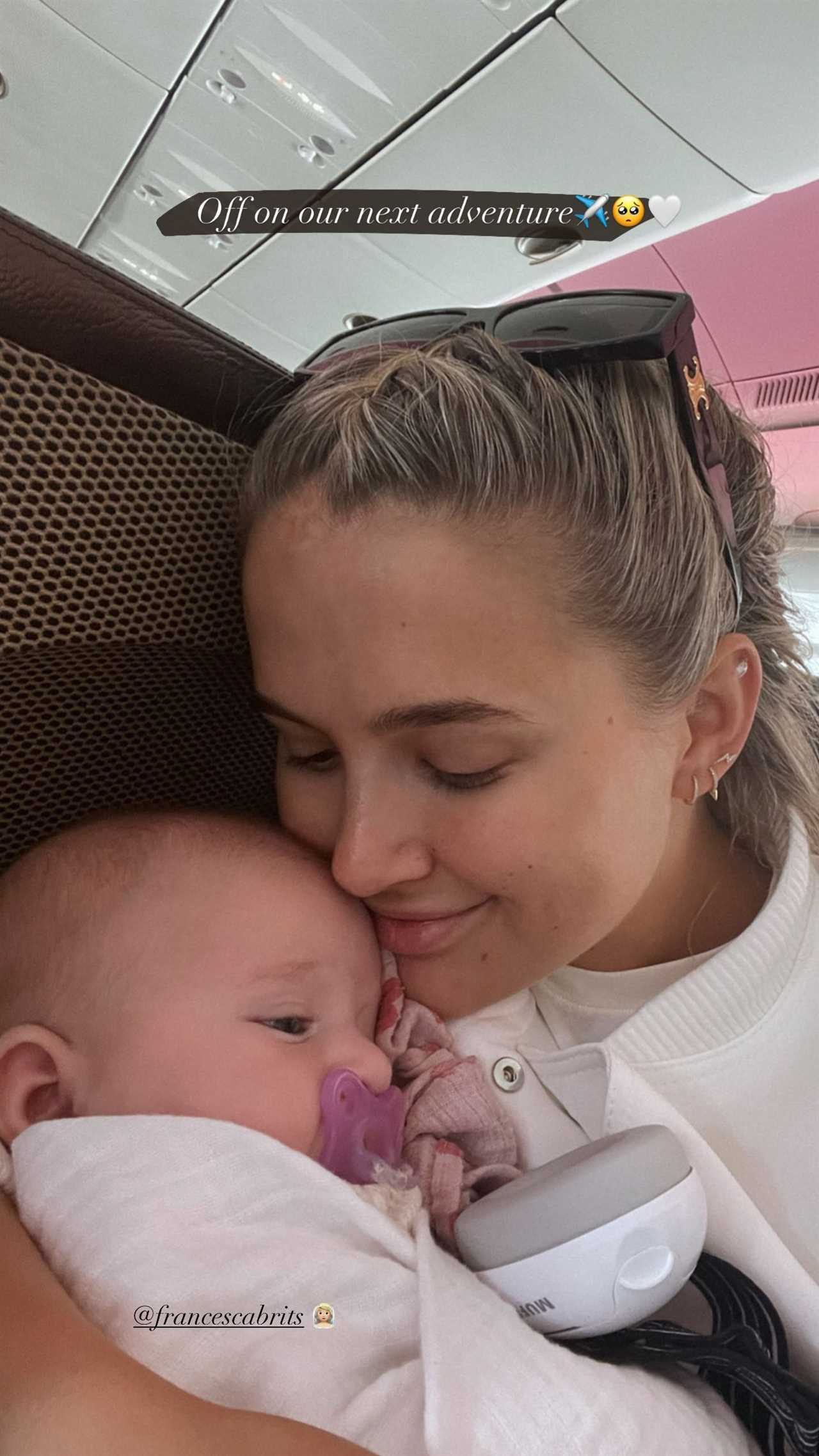 Molly-Mae Hague jets off on another trip abroad with four-month-old baby Bambi in tow