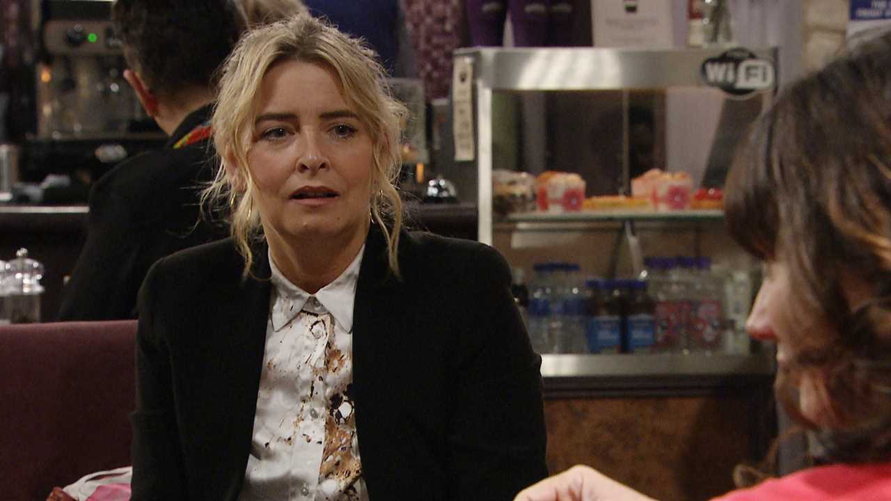 Charity Dingle filled with rage as she makes a shocking discovery about Mack and Chloe in Emmerdale