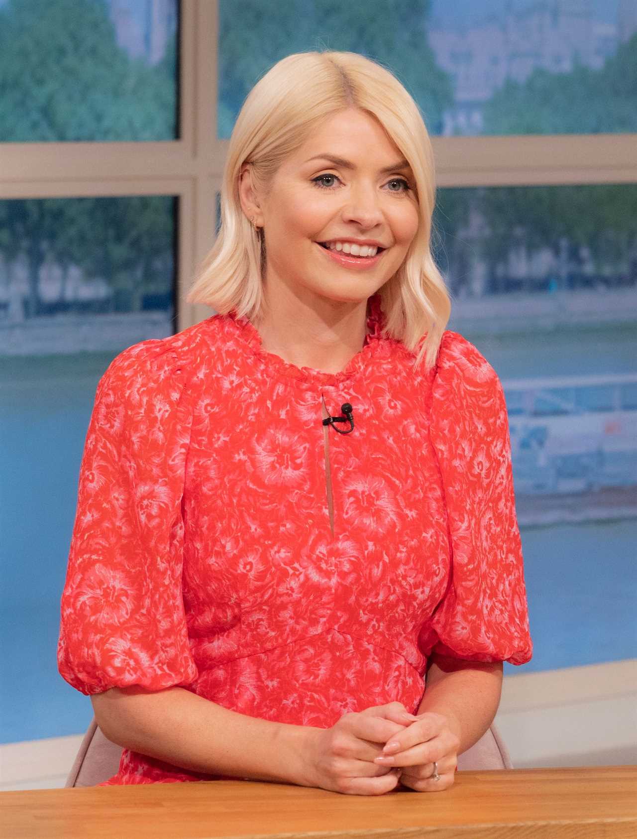 Editorial use only Mandatory Credit: Photo by Ken McKay/ITV/Shutterstock (13918743br) Holly Willoughby 'This Morning' TV show, London, UK - 18 May 2023