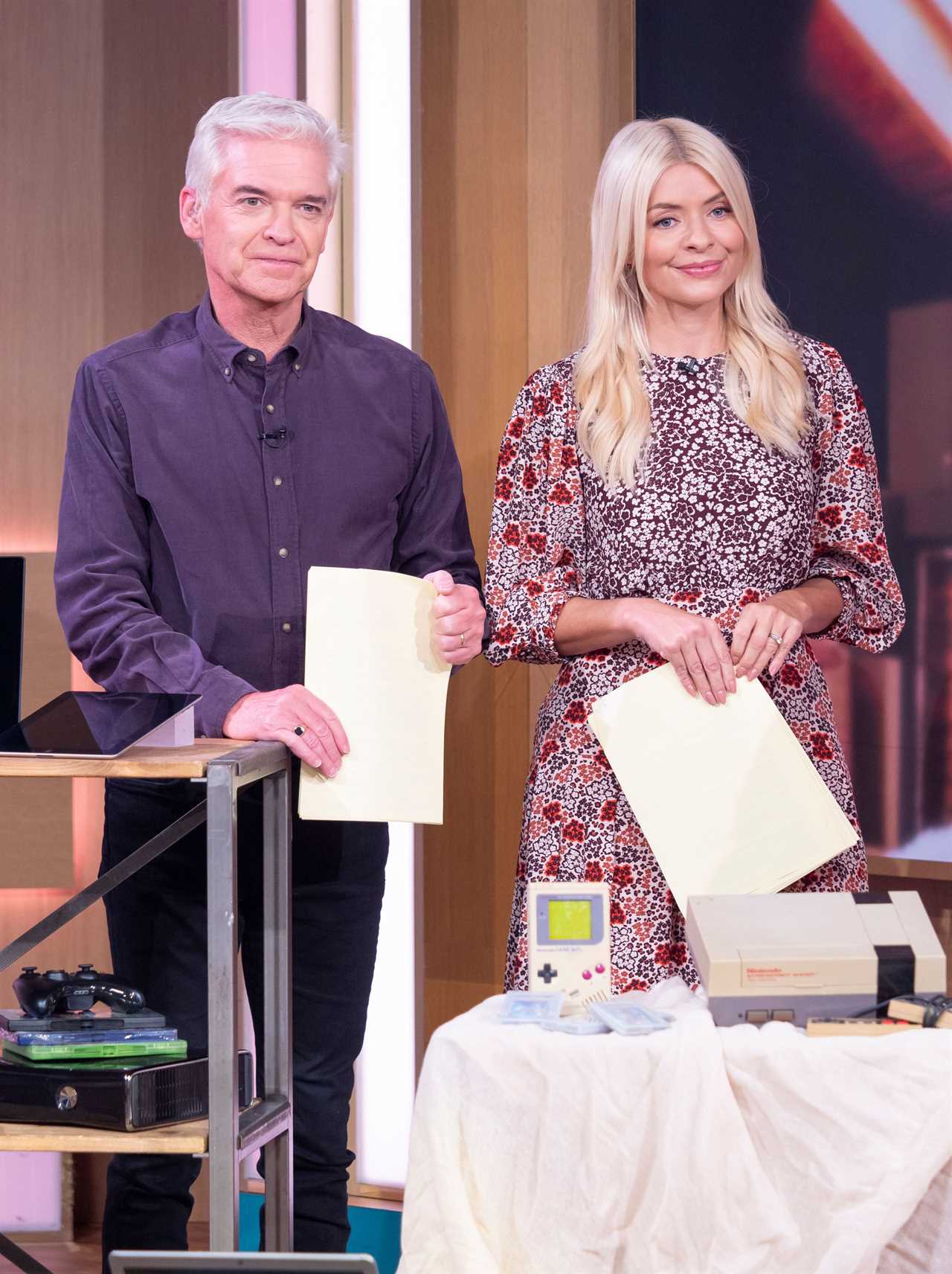 Editorial use only Mandatory Credit: Photo by S Meddle/ITV/Shutterstock (13411128ab) Phillip Schofield, Holly Willoughby 'This Morning' TV show, London, UK - 22 Sep 2022