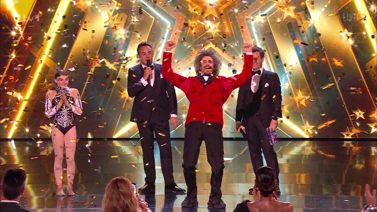 BGT star Viggo Venn celebrates with fans after winning show – as Ant McPartlin takes home his yellow vest