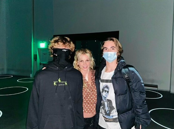 Britney Spears hints she rekindled with son Sean Preston, 17, in rare new pic before teen moves to Hawaii with dad Kevin