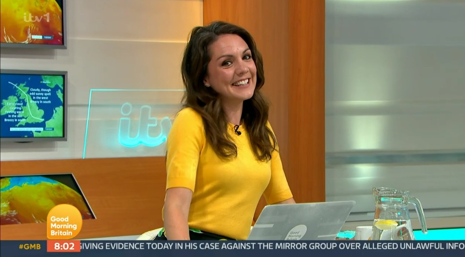 GMB’s Laura Tobin suffers embarrassing blunder as she delivers weather forecast