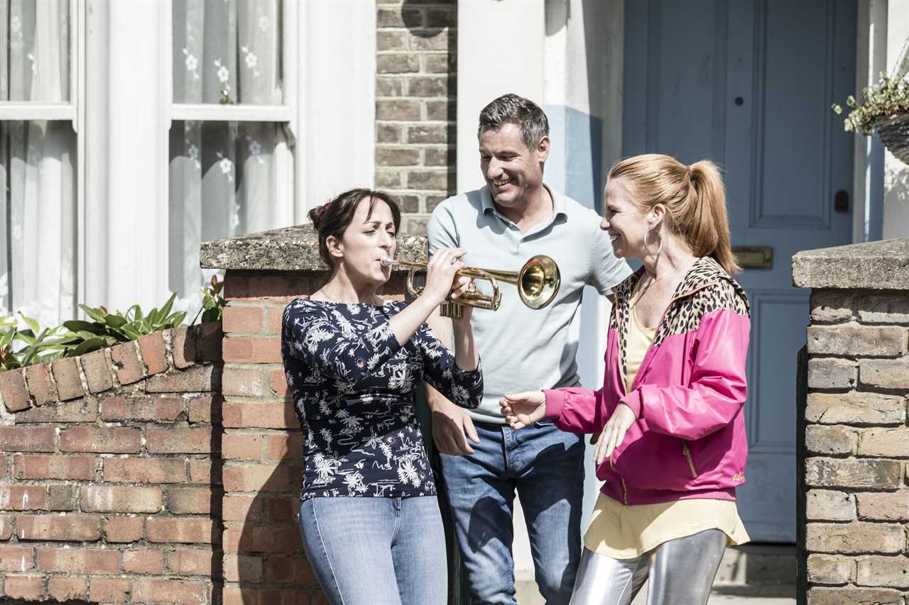 EastEnders’ Natalie Cassidy gives fans a rare look inside her stylish living room with nod to the Queen Vic