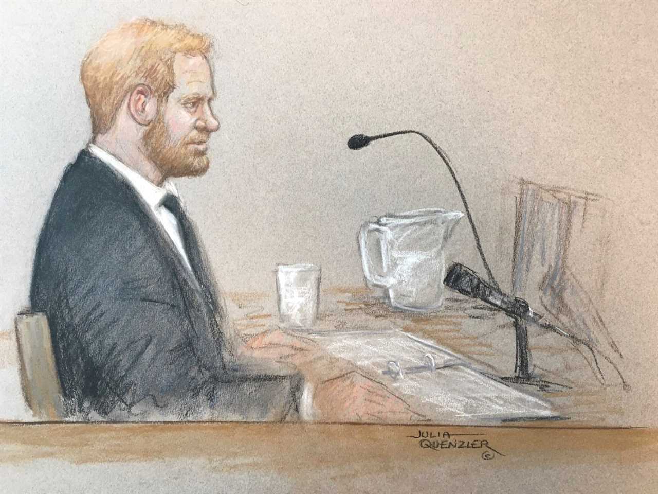 Baffled viewers all say the same thing as Sky News shares bizarre footage recreating Prince Harry’s High Court grilling