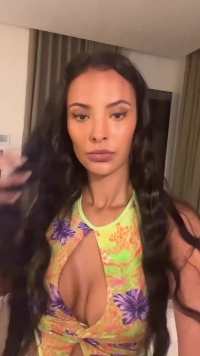 Maya Jama cut out outfit