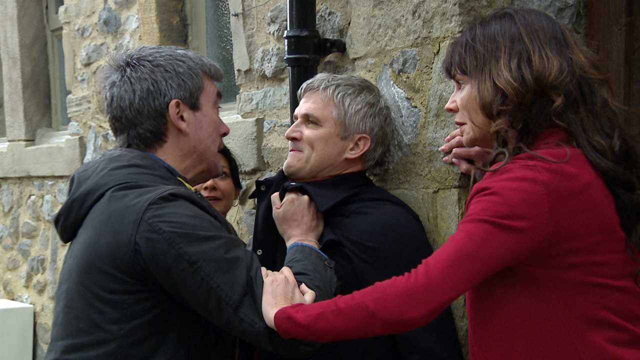 Cain Dingle violently attacks brother Caleb Milligan after shock betrayal in Emmerdale