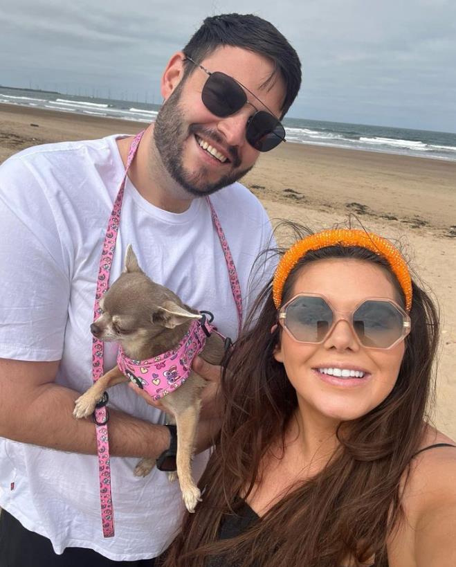 Ex Gogglebox star Scarlett Moffatt teases baby’s due date as she shows off huge baby bump