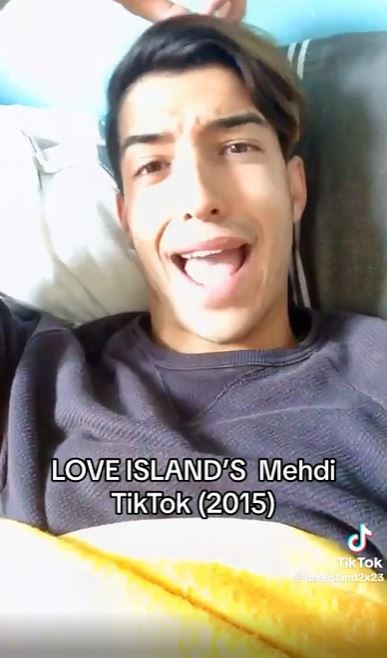 Love Island’s Mehdi unrecognisable as he sings along to Nicki Minaj song on TikTok
